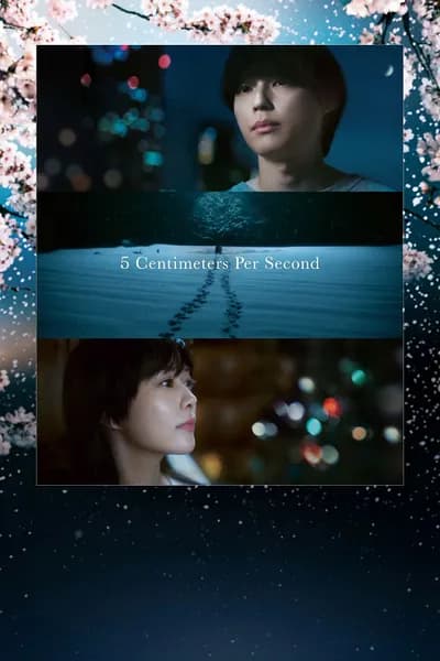 โปสเตอร์หนัง ยามซากุระร่วงโรย 5 Centimeters Per Second