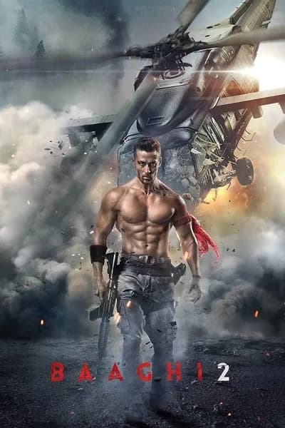 โปสเตอร์หนัง บากิ ยอดคนสุดระห่ำ 2 BAAGHI 2
