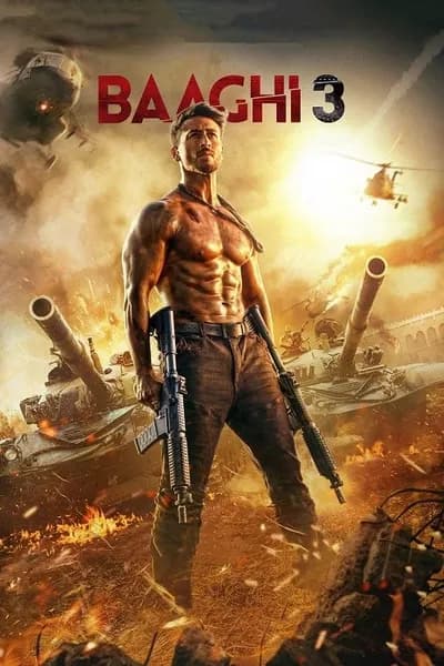โปสเตอร์หนัง บากิ ยอดคนสุดระห่ำ 3 Baaghi 3