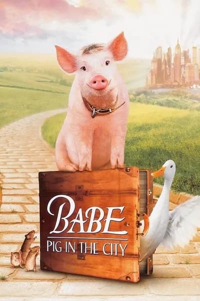 โปสเตอร์หนัง หมูน้อยหัวใจเทวดา Babe 2 Pig in the City