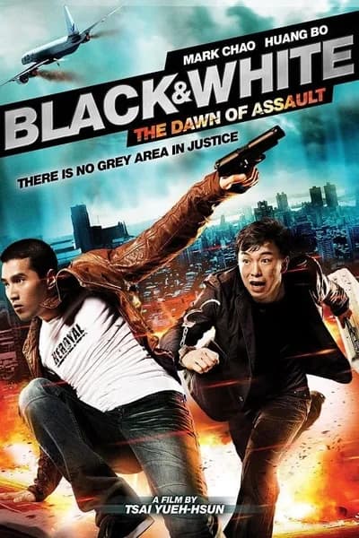 โปสเตอร์หนัง คู่มหาประลัย อุบัติการณ์ถล่มเมือง Black and White The Dawn of Assault