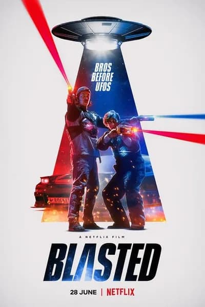 โปสเตอร์หนัง คู่หูปะทะเอเลี่ยน Blasted