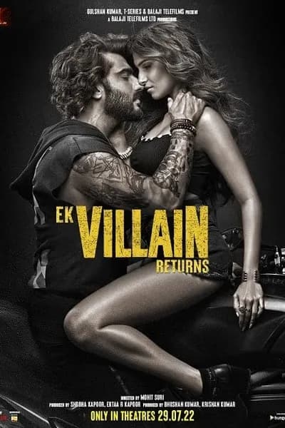 โปสเตอร์หนัง วายร้ายรีเทิร์น Ek Villain Returns