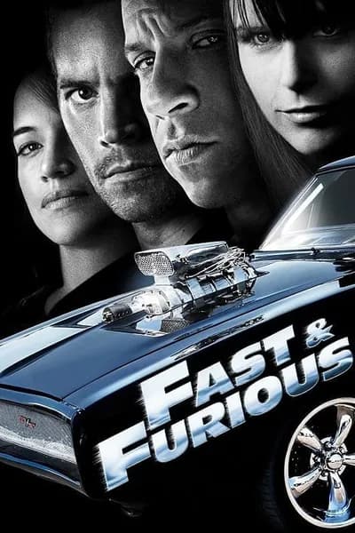 โปสเตอร์หนัง เร็วแรงทะลุนรก ยกทีมซิ่ง แรงทะลุไมล์ 4 Fast And Furious 4