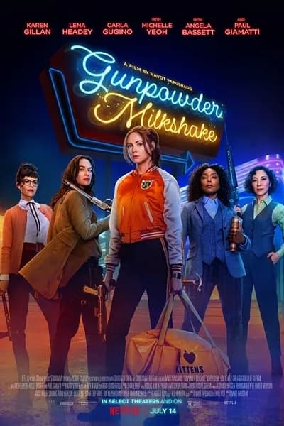 โปสเตอร์หนัง นรกเรียกแม่ Gunpowder Milkshake