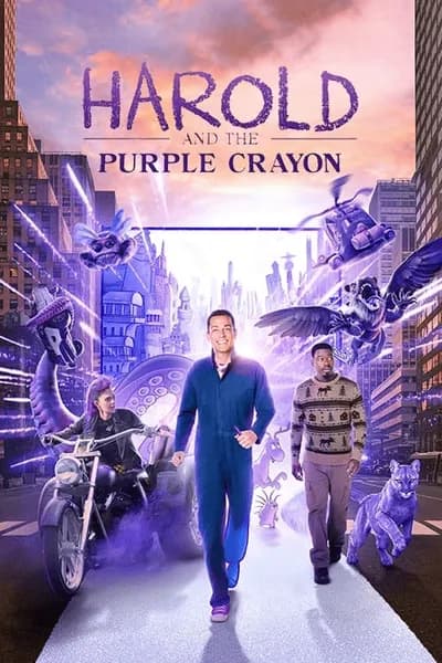 โปสเตอร์หนัง แฮโรลด์กับสีเทียนมหัศจรรย์ Harold and the Purple Crayon
