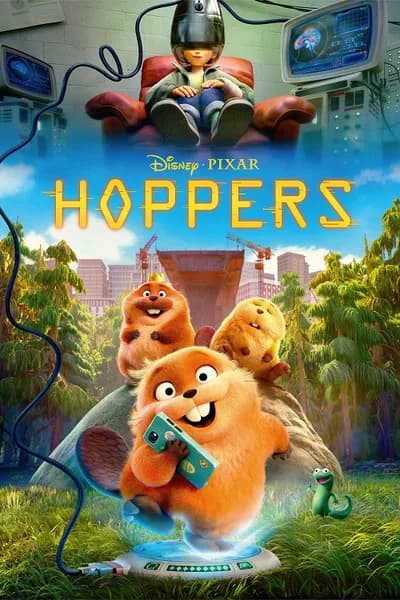 โปสเตอร์หนัง เด้งโดด เปลี่ยนโหมดเป็นบีเวอร์ Hoppers