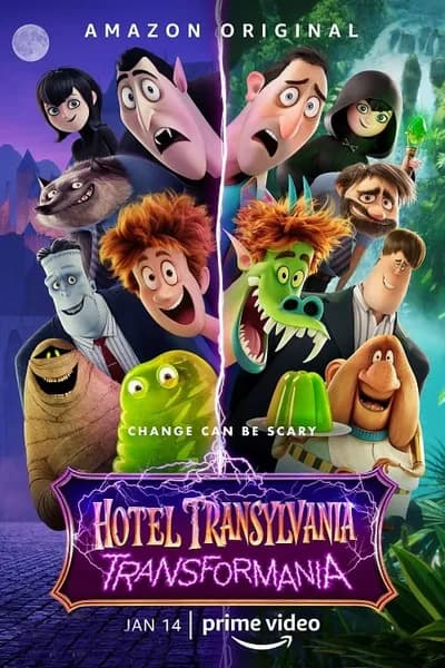 โปสเตอร์หนัง โรงแรมผี หนีไปพักร้อน 4 เปลี่ยนร่างไปป่วนโลก Hotel Transylvania 4 Transformania