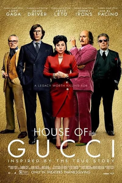 โปสเตอร์หนัง เฮาส์ ออฟ กุชชี่ House of Gucci