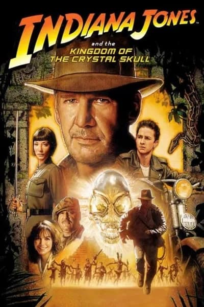 โปสเตอร์หนัง ขุมทรัพย์สุดขอบฟ้า 4 อาณาจักรกะโหลกแก้ว Indiana Jones 4