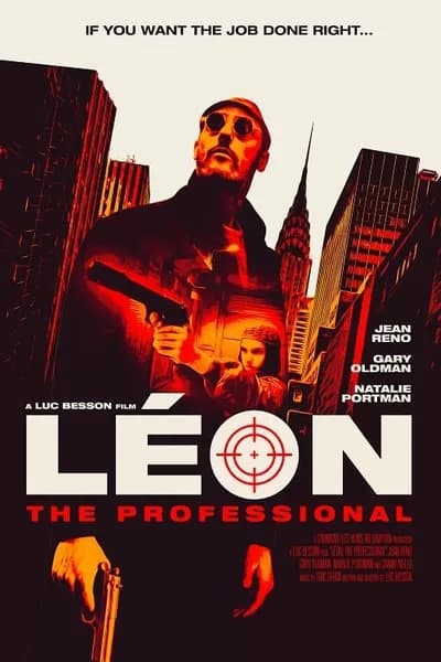 โปสเตอร์หนัง ลีออง เพชฌฆาต มหากาฬ Leon The Professional
