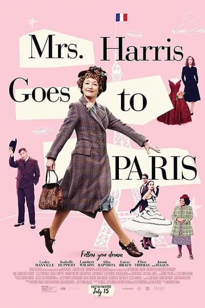 โปสเตอร์หนัง มิสซิสแฮร์ริสไปปารีส Mrs. Harris Goes to Paris