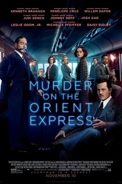 โปสเตอร์หนัง ฆาตกรรมบนรถด่วนโอเรียนท์เอกซ์เพรส Murder on the Orient Express
