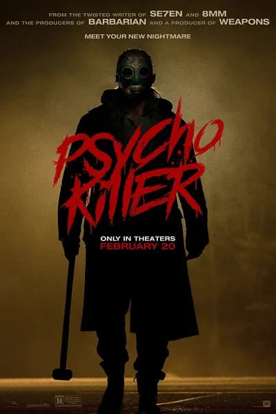 โปสเตอร์หนัง ฆาตกรโรคจิต Psycho Killer