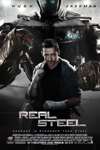โปสเตอร์หนัง ศึกหุ่นเหล็กกำปั้นถล่มปฐพี Real Steel
