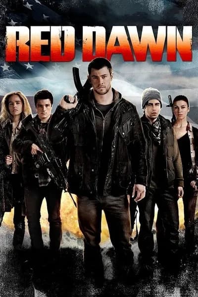 โปสเตอร์หนัง หน่วยรบพันธุ์สายฟ้า Red Dawn