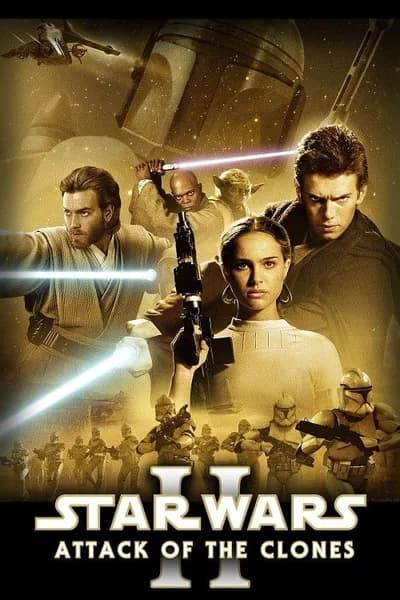 โปสเตอร์หนัง สตาร์ วอร์ส 2 กองทัพโคลนส์จู่โจม Star Wars 2 Episode II Attack of the Clones