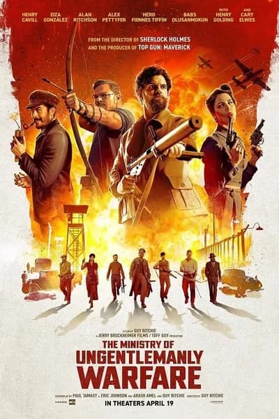 โปสเตอร์หนัง แสบจารชนคนพลิกโลก The Ministry of Ungentlemanly Warfare