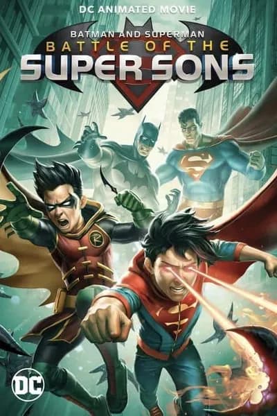 โปสเตอร์หนัง Batman and Superman Battle of the Super Sons Batman and Superman Battle of the Super Sons