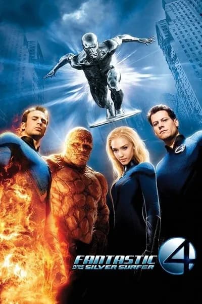 โปสเตอร์หนัง สี่พลังคนกายสิทธิ์ กำเนิดซิลเวอร์ เซิรฟเฟอร์ Fantastic Four Rise of the Silver Surfer