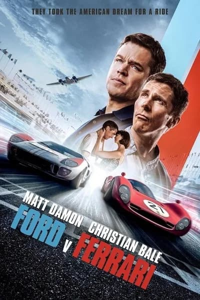 โปสเตอร์หนัง ใหญ่ชนยักษ์ ซิ่งทะลุไมล์ Ford v Ferrari