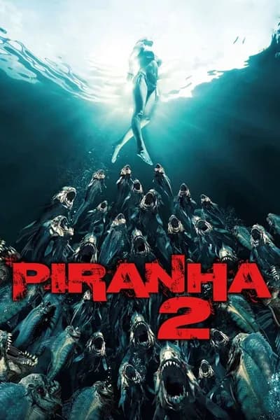 โปสเตอร์หนัง ปิรันย่า กัดแหลกแหวกทะลุจอ ดับเบิ้ลดุ Piranha 3DD