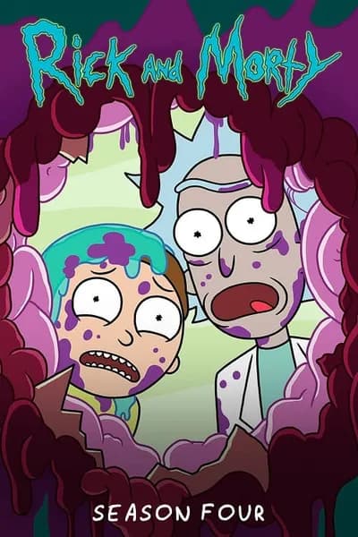 โปสเตอร์หนัง ริกและมอร์ตี้ ซีซั่น 4 Rick and Morty 4