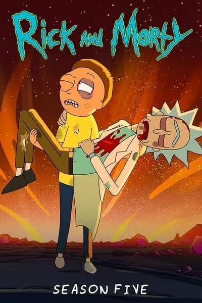 โปสเตอร์หนัง ริกและมอร์ตี้ ซีซั่น 5 Rick and Morty 5