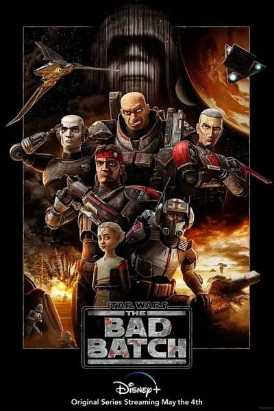 โปสเตอร์หนัง สตาร์ วอร์ส ทีมโคตรโคลนมหากาฬ Star Wars The Bad Batch
