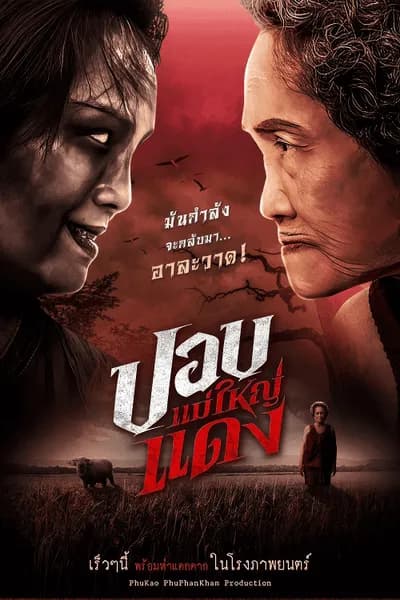 โปสเตอร์หนัง ปอบแม่ใหญ่แดง The Haunted Granny
