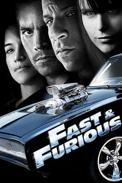 โปสเตอร์หนัง เร็วแรงทะลุนรก ยกทีมซิ่ง แรงทะลุไมล์ 4 Fast And Furious 4