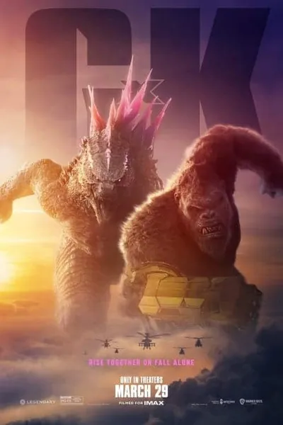 โปสเตอร์หนัง ก็อดซิลล่า ปะทะ คอง 2 อาณาจักรใหม่ Godzilla x Kong The New Empire