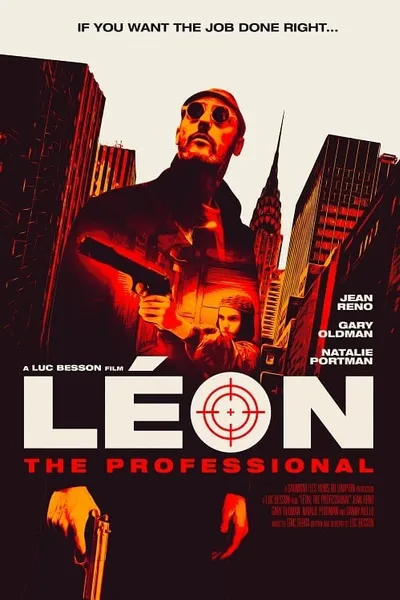 โปสเตอร์หนัง ลีออง เพชฌฆาต มหากาฬ Leon The Professional